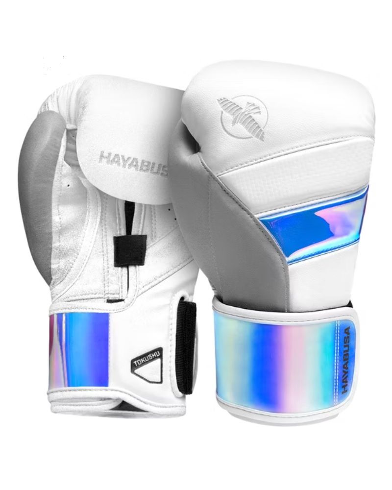 T3 Boxing Gloves White Iridescent