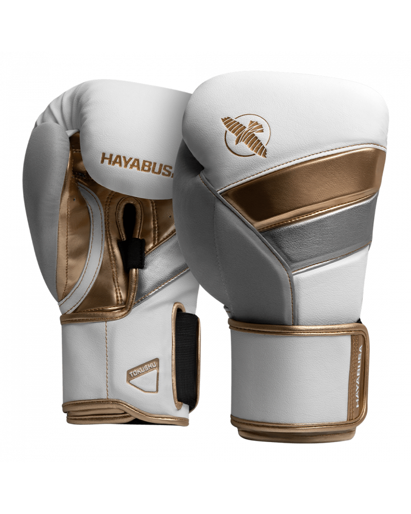 T3 Boxing Gloves White Gold