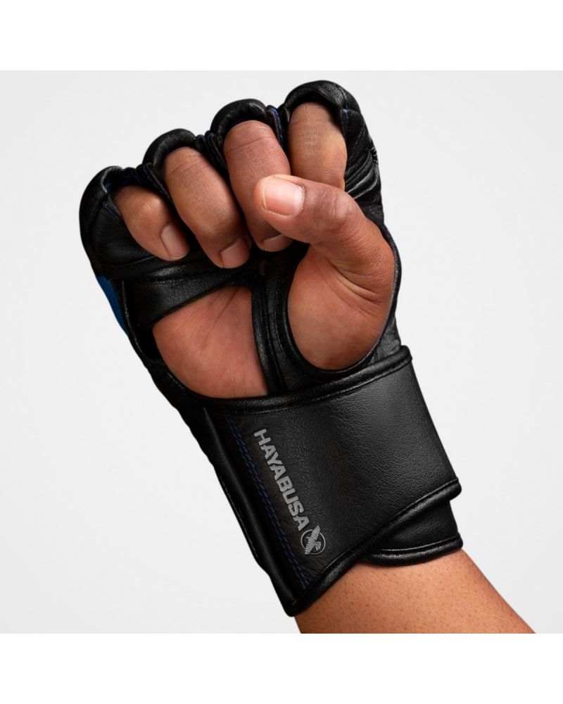 T3 MMA Gloves Black Blue