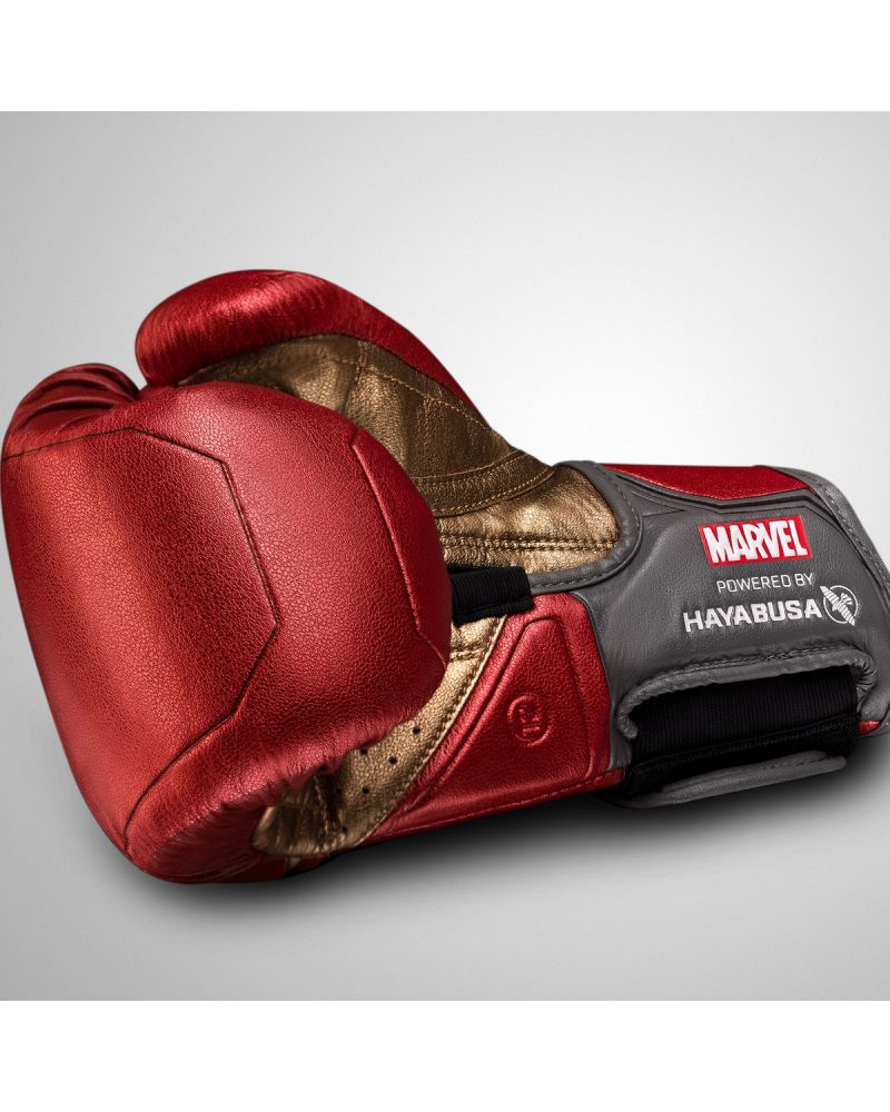 Iron Man Boxing Gloves Red Gold